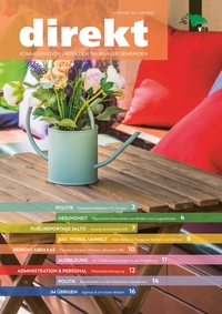 Das Cover der Verbandszeitschrift «DIREKT»