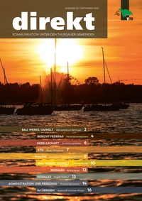 Das Cover der Verbandszeitschrift «DIREKT»